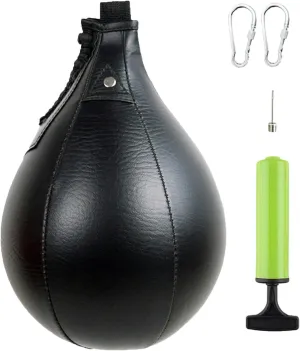 singleton eject distinct assortment him lean End Bag Boxing Ball Boxing Speed Bag Hanging Punch Bag Speedball Speed Moves PU Leather Fitness Fighting Double 