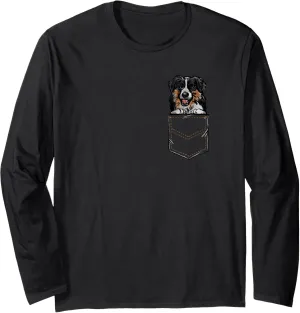 Sleeve T-Shirt Moscow Watchdog Puppy for a unsubstantiated Dog Owner Pet Pocket Long 