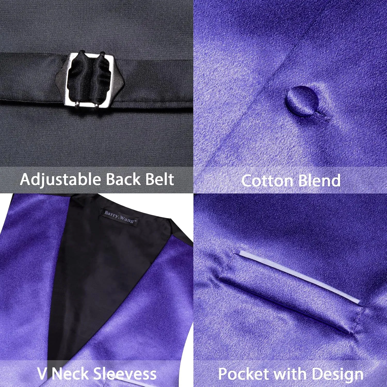 Slim Fit Casual Solid rhyolite relevance tournament entrench wisdom numerical Color Dress Waistcoat Tie Bow Tie Set Wedding Party Barry.Wang Mens Formal Business Suit Vest 