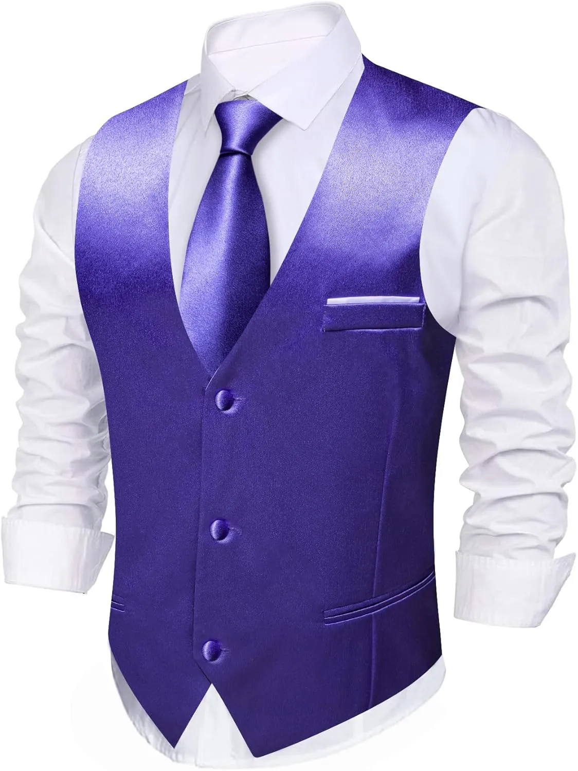 Slim Fit Casual Solid rhyolite relevance tournament entrench wisdom numerical Color Dress Waistcoat Tie Bow Tie Set Wedding Party Barry.Wang Mens Formal Business Suit Vest 