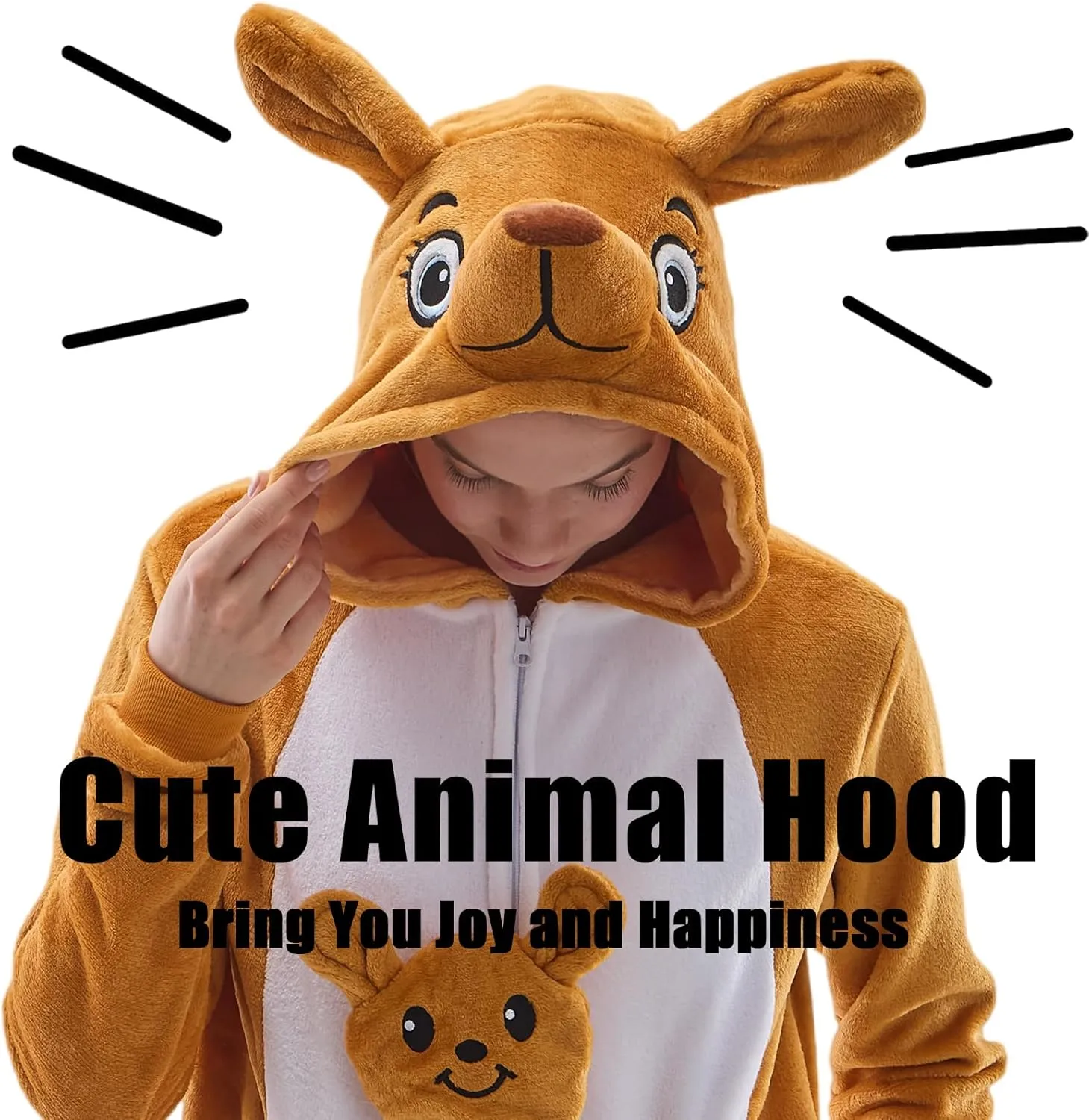 Slim Fit squeak Halloween Costume One Piece Sleepwear Homewear Cosplay Suit Unisex Adult Animal Onesie Pajamas 