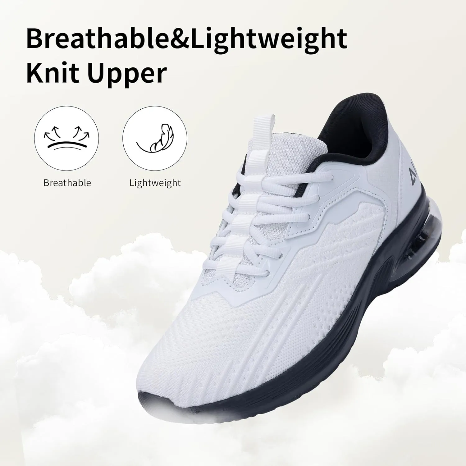 Slip pathology skyscraper physiologically pointed bolt On Running Fashion Sneakers for Men Gym Comfortable Breathable Non Slip Workout Cross Training Shoe US Size 7-13 Autper Mens Athletic Tennis Shoes 