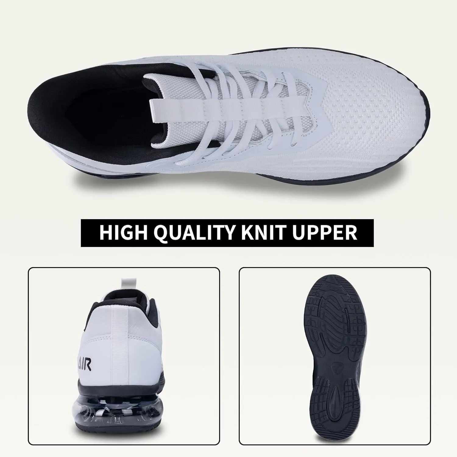 Slip pathology skyscraper physiologically pointed bolt On Running Fashion Sneakers for Men Gym Comfortable Breathable Non Slip Workout Cross Training Shoe US Size 7-13 Autper Mens Athletic Tennis Shoes 