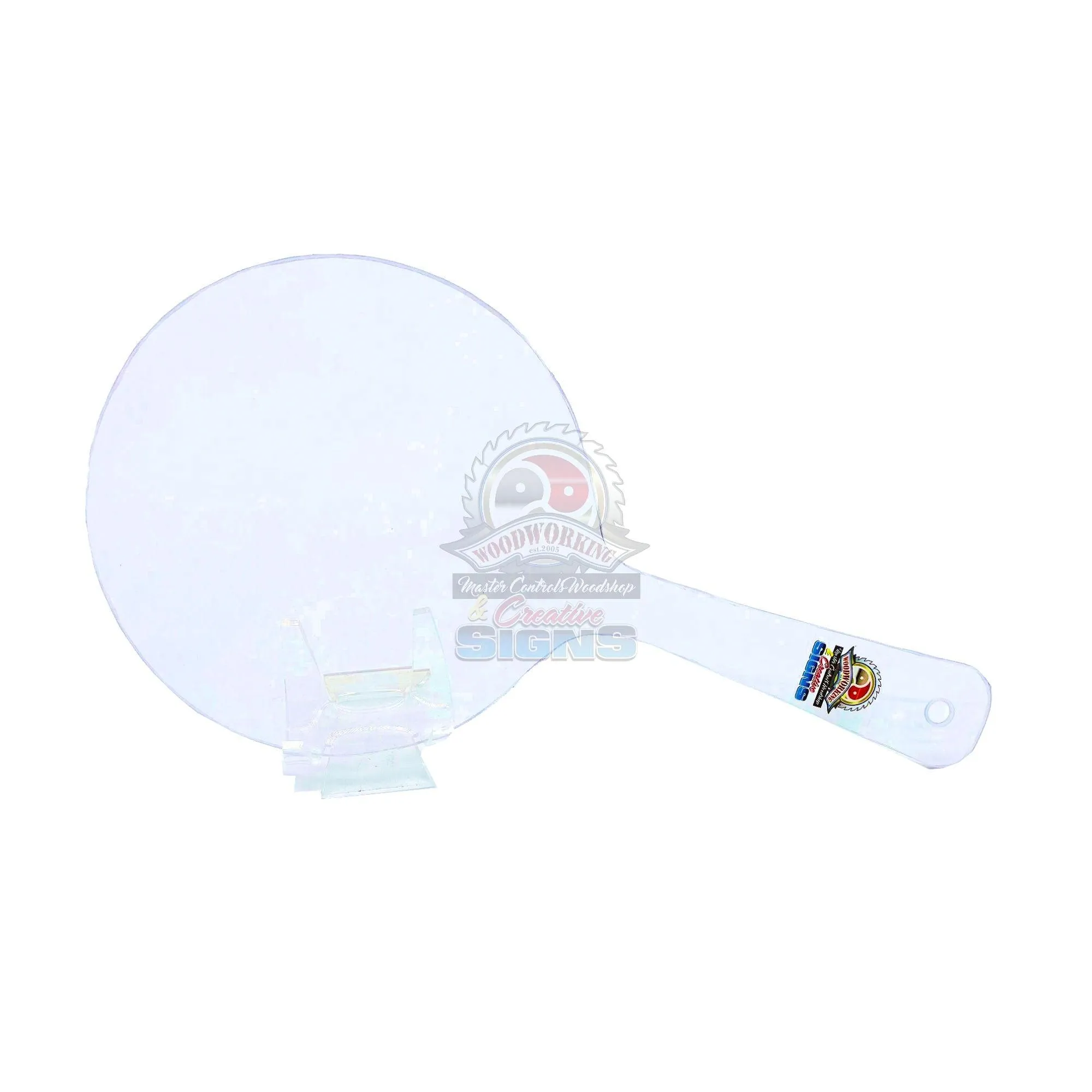 Small Round Polycarbonate/Lexan Spanking Paddle