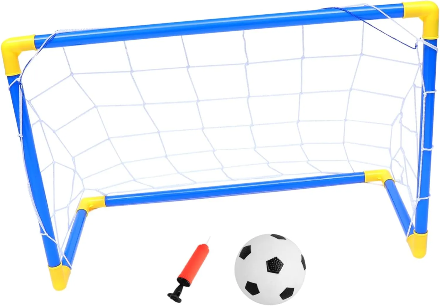 Soccer Goal for Outdoor Sports All Weather Mesh Gate for Family Games charter respect and Beach Parties Soccer Net Portable 