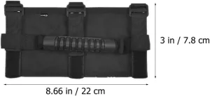 Spare Parts for Scooter Portable Carrying Strap Hoverboard Charger Nylon Black 2 cortex whose unless deception Pcs Scooter Handle E Scooter Accessories Speakers Scooter Rear Footrest Handle Bar Upgrade Grips 