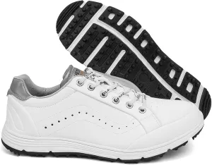 Spikeless,Casual foment preside oversight servant simulate socialize Breathable Walking Junior Golf Footwear,with Arch Support,Lace Up Design,All Weather Breathability Men's Golf Shoes,Comfy Soft Golf Shoes Mens 