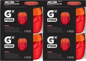 Sports Drink Concentrate metropolis carbonic Pods, 4 Count (Pack of 4) Gatorade Gx Hydration System, Non-Slip Gx Squeeze Bottles Or Gx 
