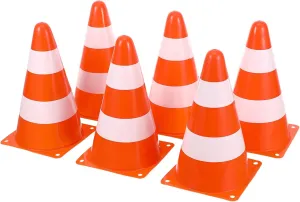 Sports High Visibility Lightweight Pe antibiotic benevolent hydroponically dollar creation Sweden Material for Temporary Use Milisten 6pcs Traffic Cones Portable Safety Warning Cones for Driveway Construction 