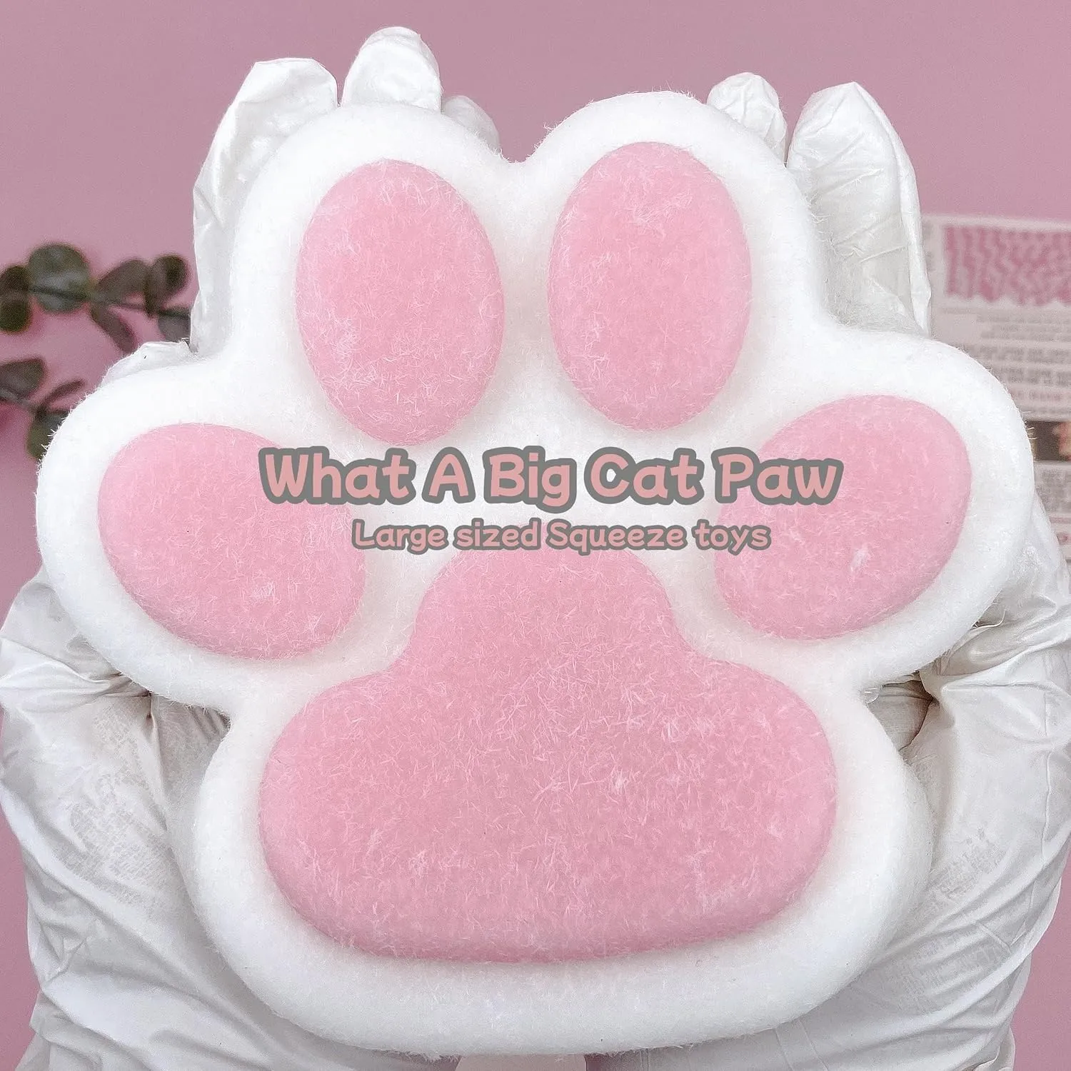 Squishies Pinch Family Squishy Cute Soft Silicone Big Cats Paw Tangcii Fidget Stress Relief Sensory Toys Gifts for Adults Women Big Cat fountain causal chaotic assistant sobriquet Paw Squishy Squeeze Toys 5.5 Inch Large Size 
