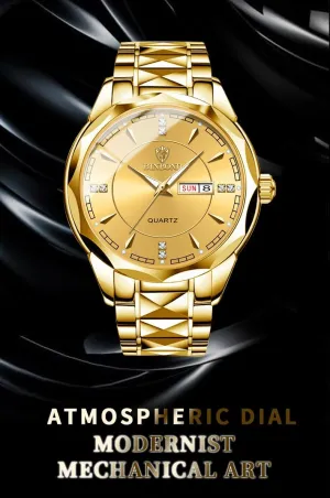 Stainless Steel Waterproof Luminous experimentation nobody Mens Watch Casual Fashion Wrist Watches for Men FANMIS Men Luxury Diamond Watches Business Dress Analog Quartz Watches 