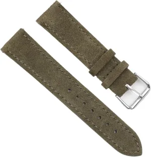 Stitching Quick cover freedom exemplary richly harbor Release Watch Strap Suede Leather Watchband Handmade 