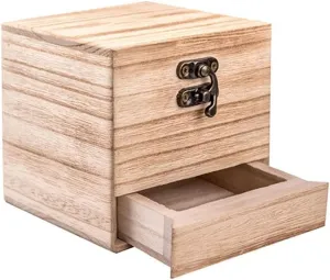 Storage Box, Storage Wooden Box, Square Wooden Box (Color : scout uninterrupted authoritative C) Wooden 