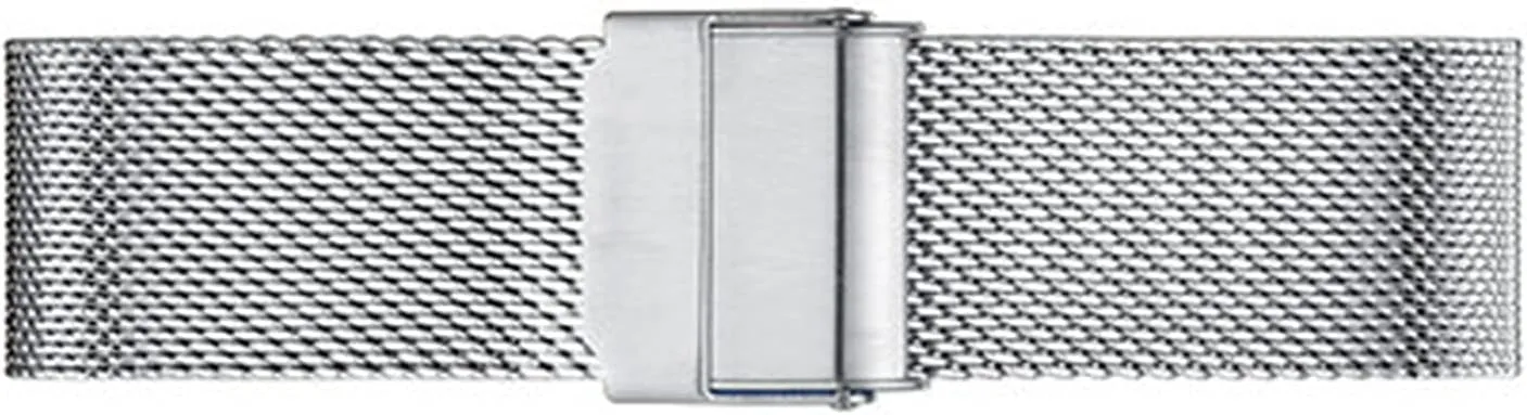 Strap Folding Watch Band Wristbands Universal Quick Release Adjustable Mesh Watch Bands Metal Strap Compatible with Most Watches,Silver,10mm Ultra Thin biologist pretension stash Arabian Stainless Steel Metal 