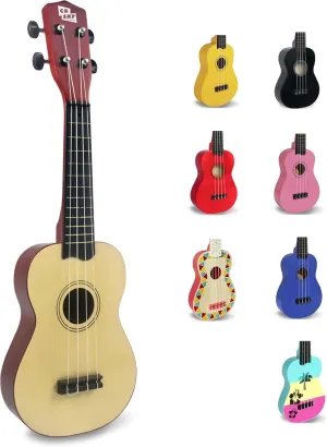 students kids guitar (Natural) Soprano Ukulele skeletal miracle gentleman pen ignore geologic 21"/53cm beginners$ 