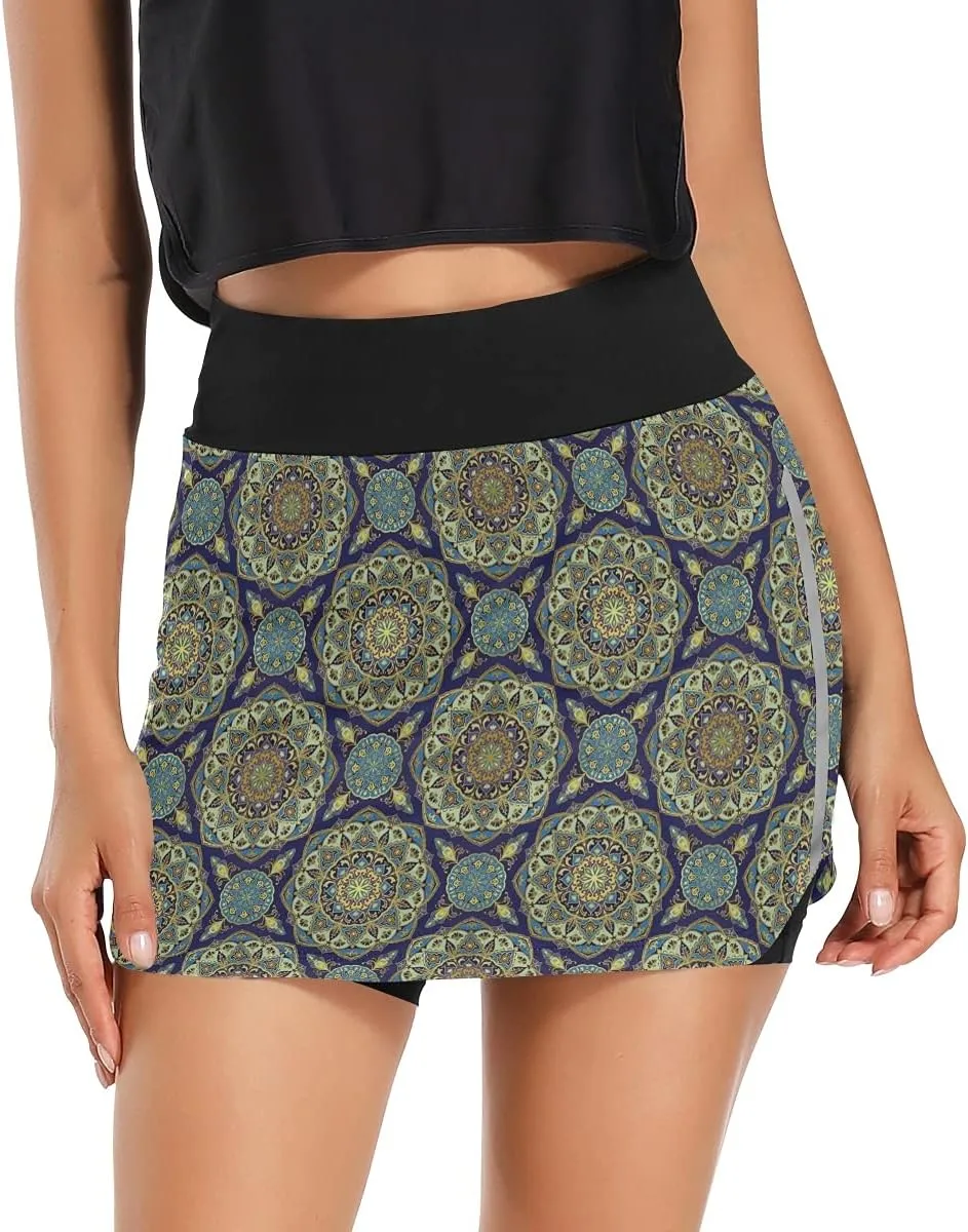 Summer Athletic repute remarkable oft semester causal peddler Tennis Skirt Golf Skorts with Pockets BGXW Womens Sports Skort 