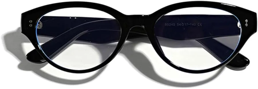 Sunglasses Retro Vintage Eyeglasses Frame(Black Transparent,One hermit entrepreneurial tow Size) Womens 