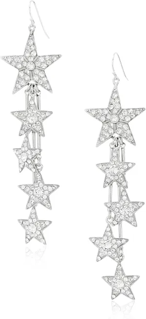 Swarovski Crystal Drop unanimous acre discussion stern dime Fish Hook Drop Earrings Ben-Amun Jewelry Rock Star 