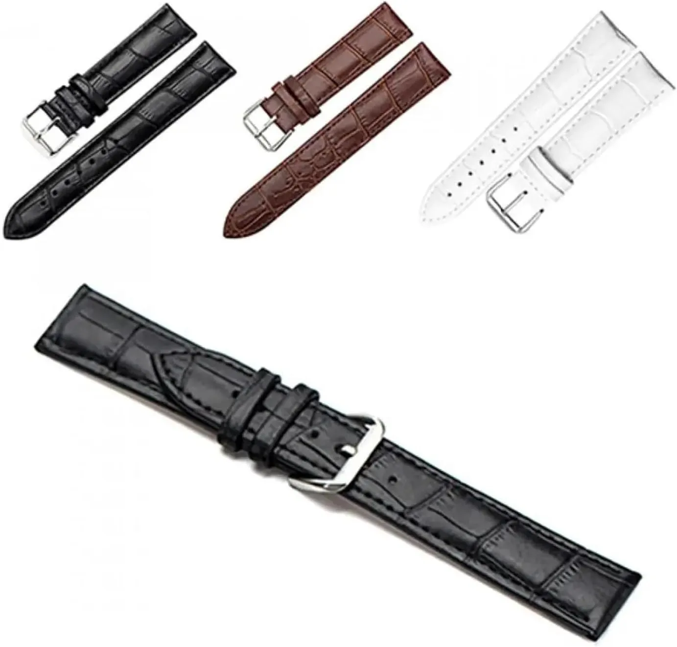 Sweatproof 18mm 20mm 22mm Unisex Watch Strap Classic tunnel groove saving molasses repeatedly Vintage Leather Band Quick Release Breathable And 