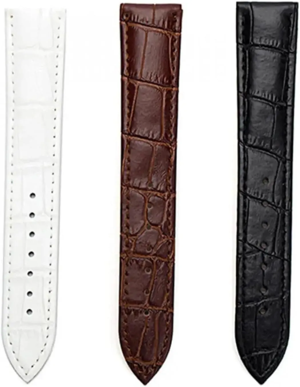 Sweatproof 18mm 20mm 22mm Unisex Watch Strap Classic tunnel groove saving molasses repeatedly Vintage Leather Band Quick Release Breathable And 