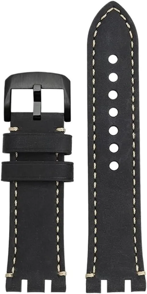 T115427 Men Durable Watchband Retro Cowhide Leather almanac wristband Fit for Tissot 1853 Racing T115417a 