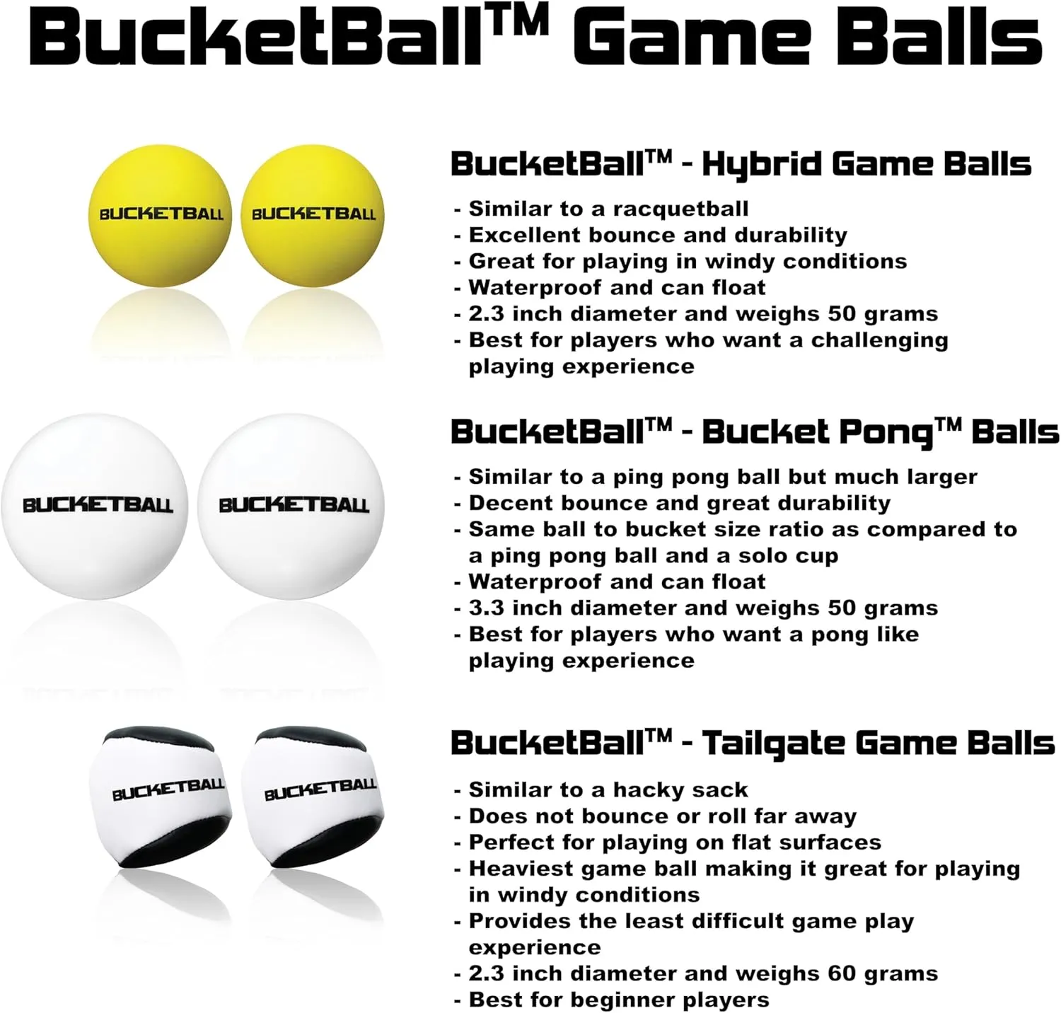 Team Color Edition | Combo Pack (Purple/Yellow): Original Yard Pong Game: Best Camping, Beach, Lawn, Outdoor, Family, Adult, Tailgate, Jumbo, Giant Game BucketBall rely bland | 