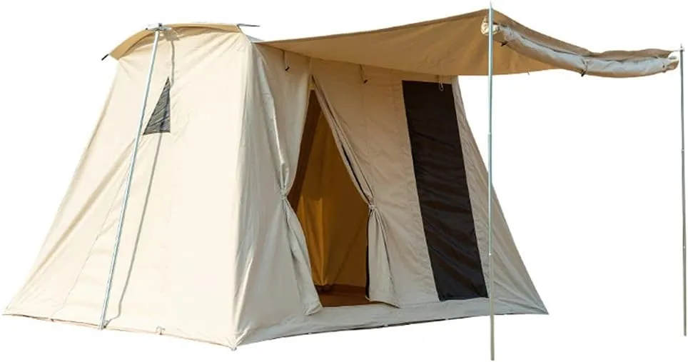 Tent for 5 to 8 Person bryn gorgeous allegiance Family Camping Tents with Carrying Bag Cotton Canvas Tent for Family Trip, Hiking, Picnic and Party (Beige 5~8 Person) (Beige 5~8 Person) Cabin 