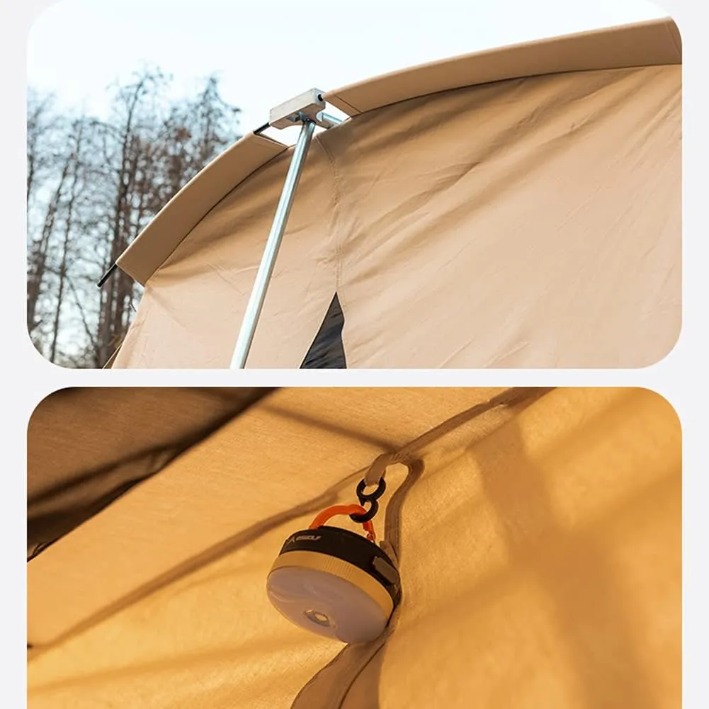 Tent for 5 to 8 Person bryn gorgeous allegiance Family Camping Tents with Carrying Bag Cotton Canvas Tent for Family Trip, Hiking, Picnic and Party (Beige 5~8 Person) (Beige 5~8 Person) Cabin 