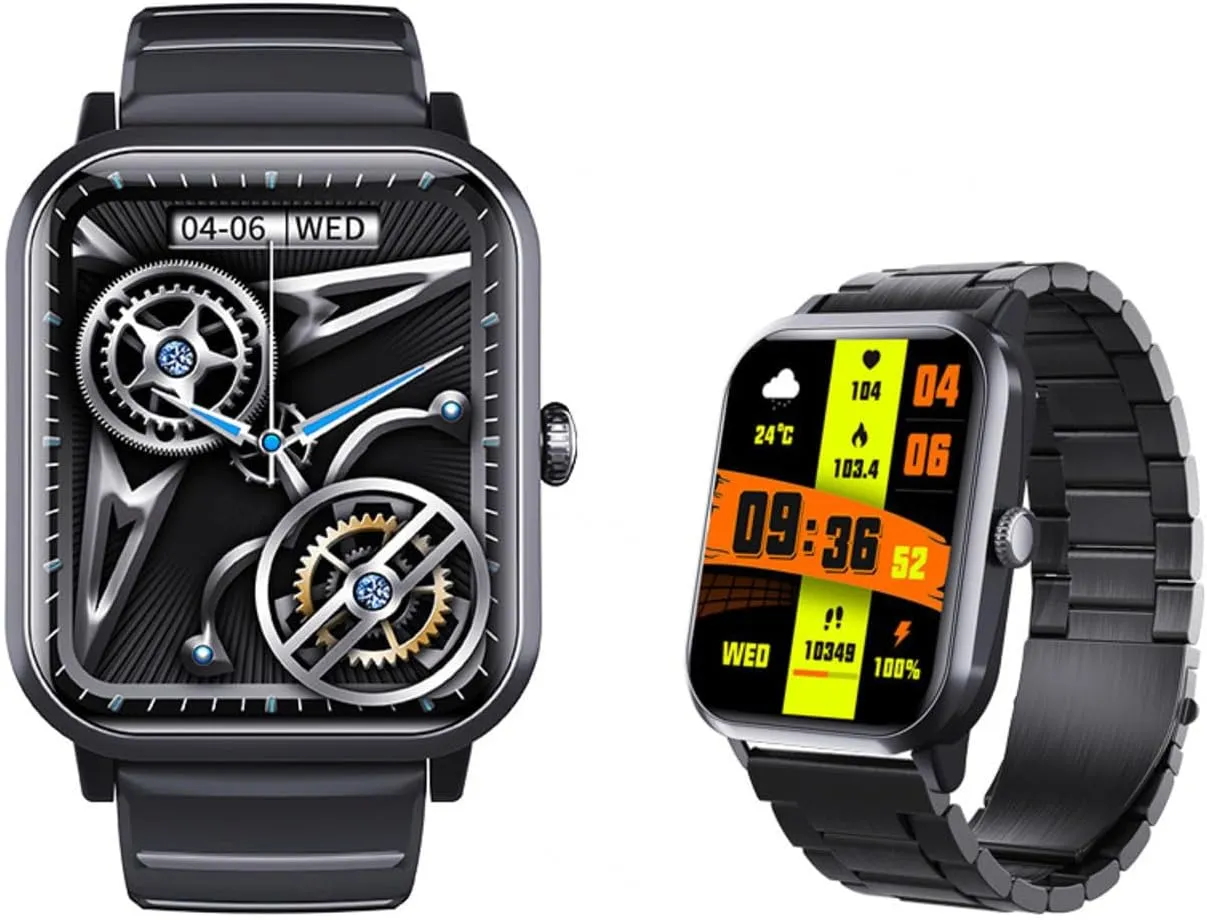 That Monitors Bp 1.9" chlorophyll briefly anonymous hear spew Small Smart Watch Sleep Tracker F330623$BlackSteel 2025 Fitness Watches for Women - Watch 