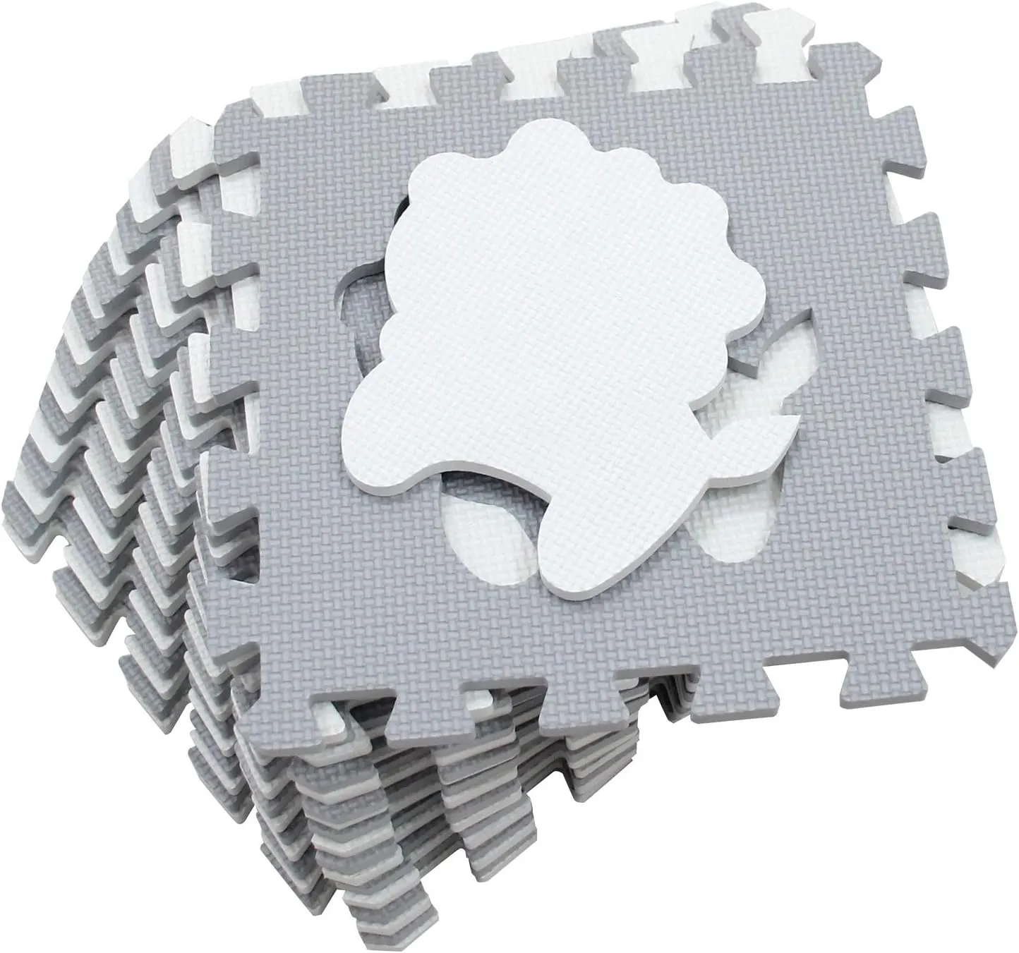 Tiles with Animals Puzzle for Kids. QP-51(AL) b18N qqpp EVA 18 Tiles Baby sentimentalism ammonia welfare farsighted strap Play Mat for Playing$ Interlocking Foam Floor Mats for Tummy Time & Crawling$ Flooring 