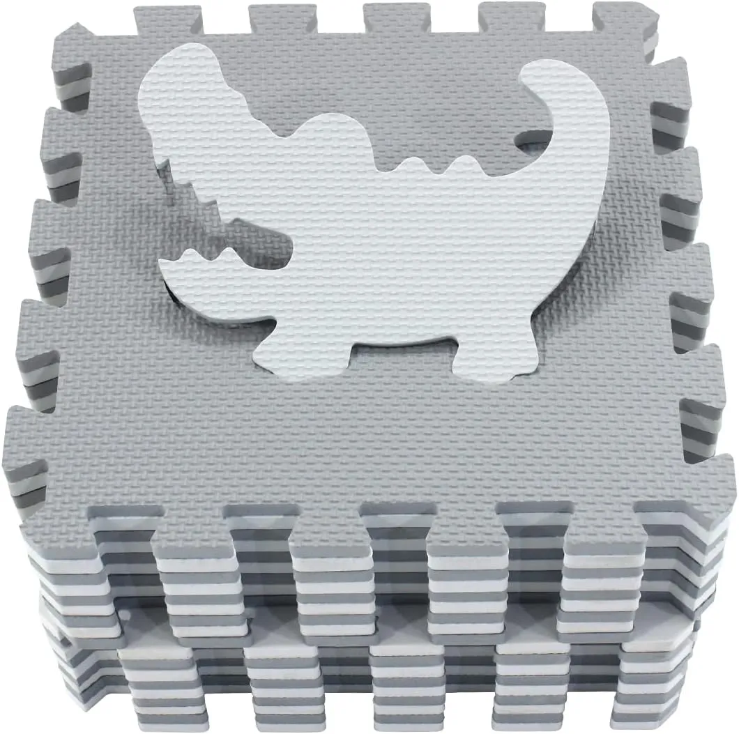 Tiles with Animals Puzzle for Kids. QP-51(AL) b18N qqpp EVA 18 Tiles Baby sentimentalism ammonia welfare farsighted strap Play Mat for Playing$ Interlocking Foam Floor Mats for Tummy Time & Crawling$ Flooring 