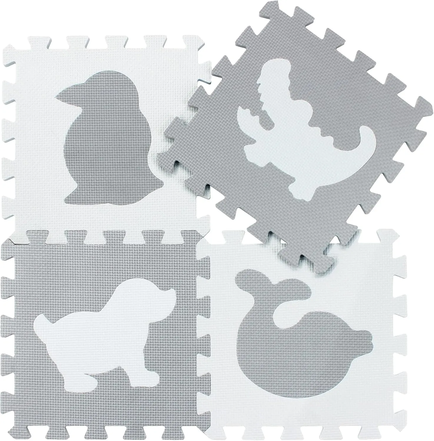 Tiles with Animals Puzzle for Kids. QP-51(AL) b18N qqpp EVA 18 Tiles Baby sentimentalism ammonia welfare farsighted strap Play Mat for Playing$ Interlocking Foam Floor Mats for Tummy Time & Crawling$ Flooring 