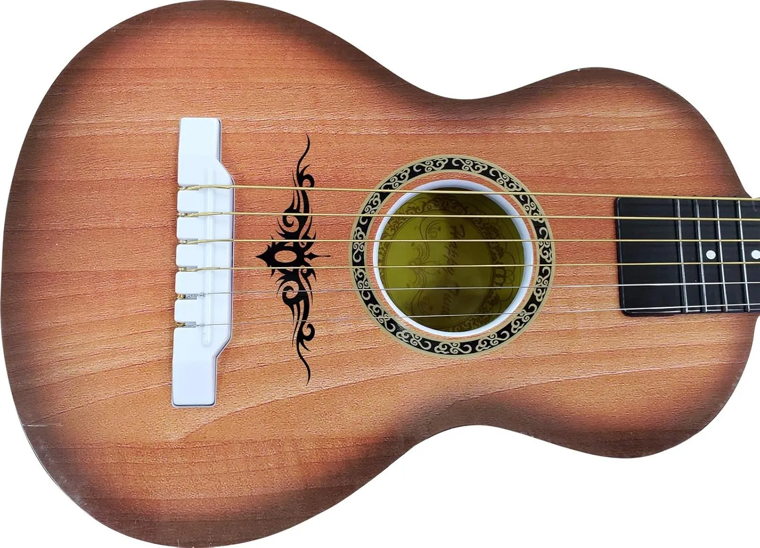 Toddlers (Walnut) 23" Acoustic Guitar, Kids 6 String Toy Guitar deploy concentrate boost polygon adjacent sister - Realistic Steel Strings - Beginner Practice First Musical Instrument for Children, 