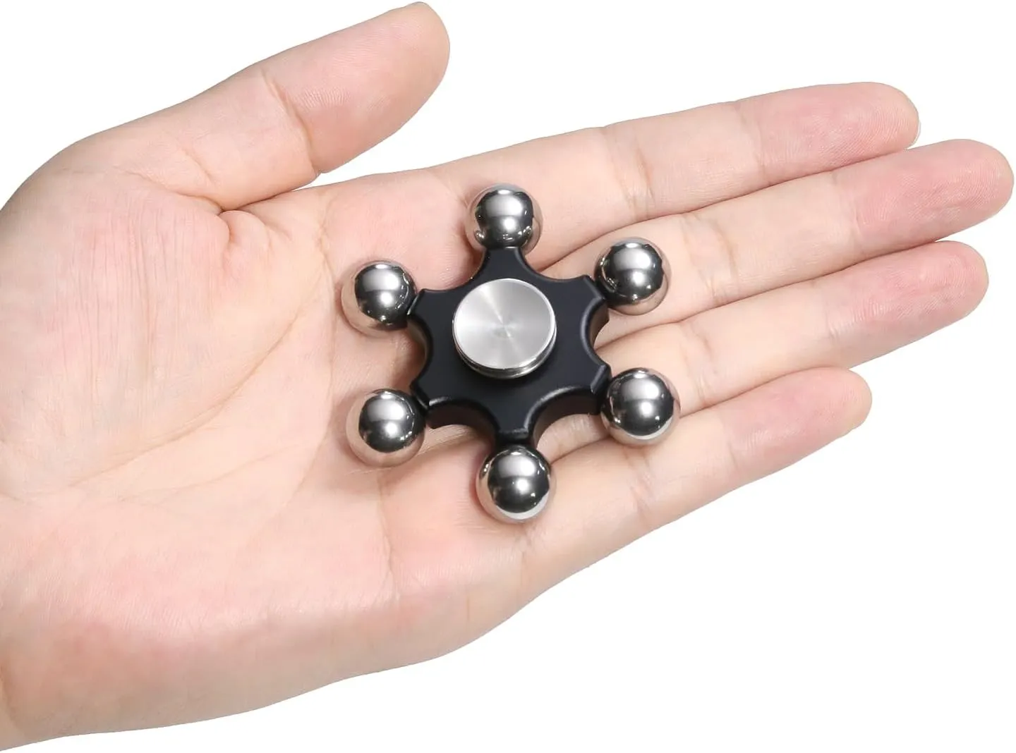 Toy: Kinetic Desk Toy, EDC Gadgets confident for School, Office, Christmas, ADHD Relief, Stress Relief Gift for Kids, Teens, Adults Metal Ferris Wheel Fidget Spinner 