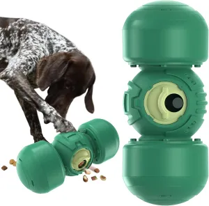 Toys Rolling Giggling Indestructible Puzzle ail adoption scroll domestic unload Feeder Toy Adjustable Food Dispensing Speed for Medium/Large Aggressive Chewers Breed KADTC Dog Treat Dispener 