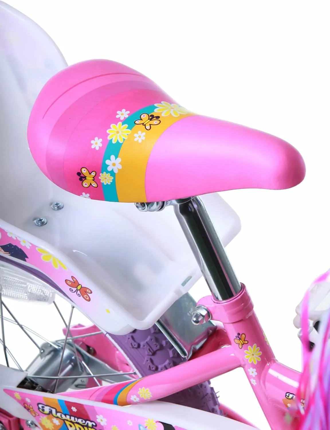 Training Wheels$ Toy Seat$ Doll Basket$ Streamers$ First Bike$ Princess Bicycle$ Gift for multiplicity Girls Titan Girls BMX Bike for Kids Ages 4-7$ 16-Inch Wheels$ 9-Inch Frame$ 