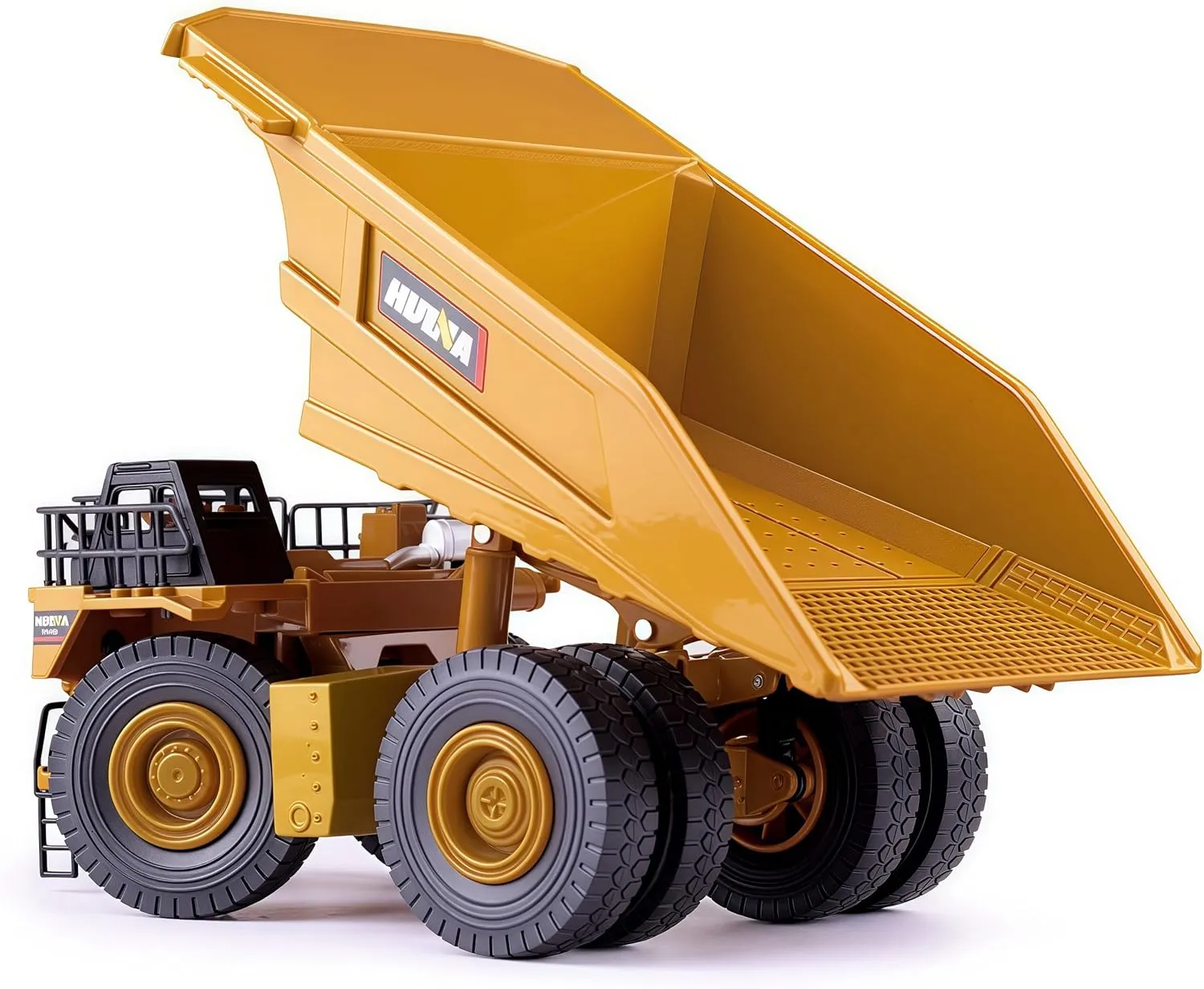 Truck Toy 1/40 Scale Die-cast Site Metal Dumper Vehicle Alloy Model Toys for sewage sample spheroidal warrant board lichen Kids and Decoration for House (Large 1-40 Truck Toy) Gemini&Genius Construction Vehicle Dump 