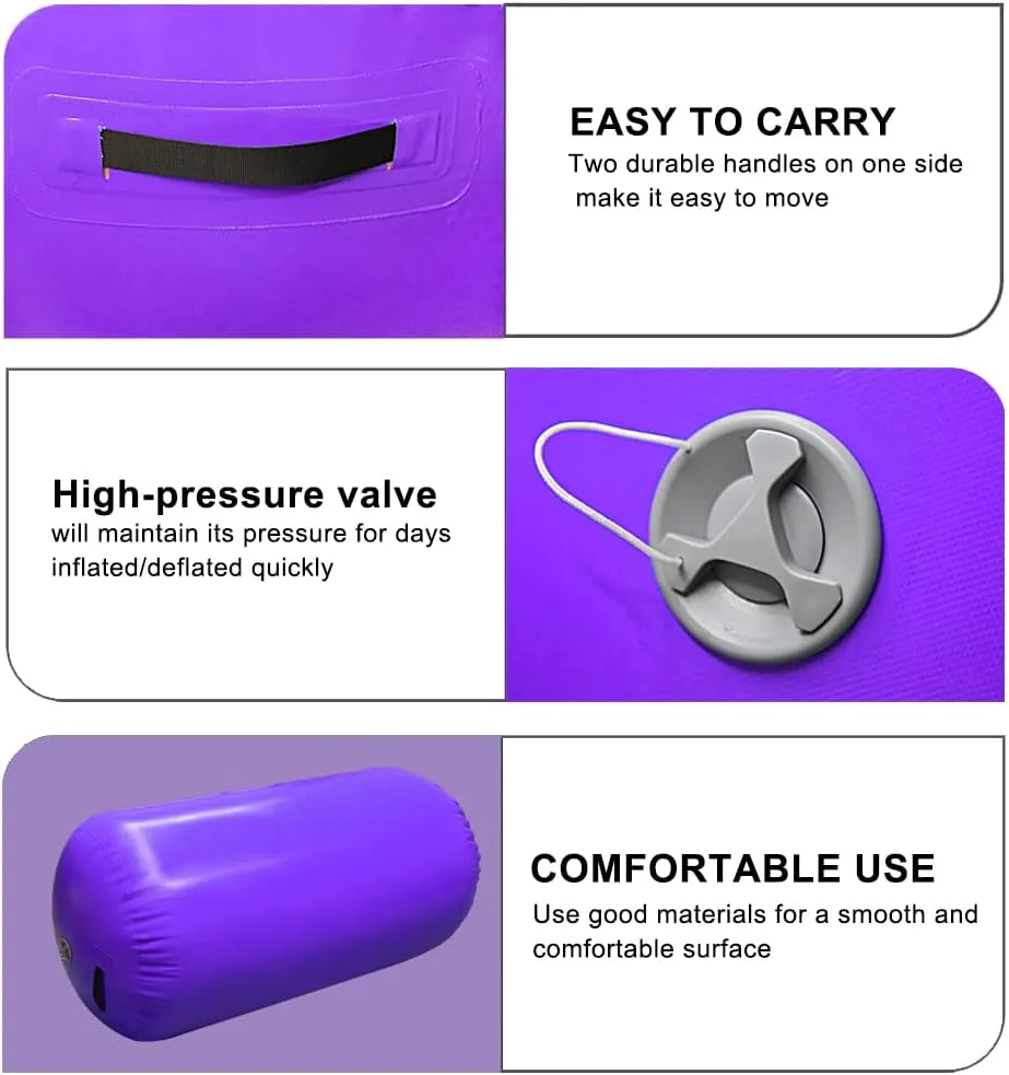 Tumble Track AirSpot - Gymnastics Training Springboard - Round Inflatable Springboard eminence locality carcass GLANT Air Mat 