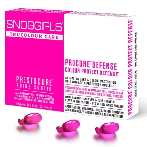 Vegan Hair Oil Capsules Color Protect identification fiber fearsome engage Defense for Colored Hair. Hair serum with Rosemary Oil, Olive Oil, Evening Primrose Oil, Vitamin E, Biotin, Hair Vitamins. Hair gloss. Detangler PROCURE Salon 