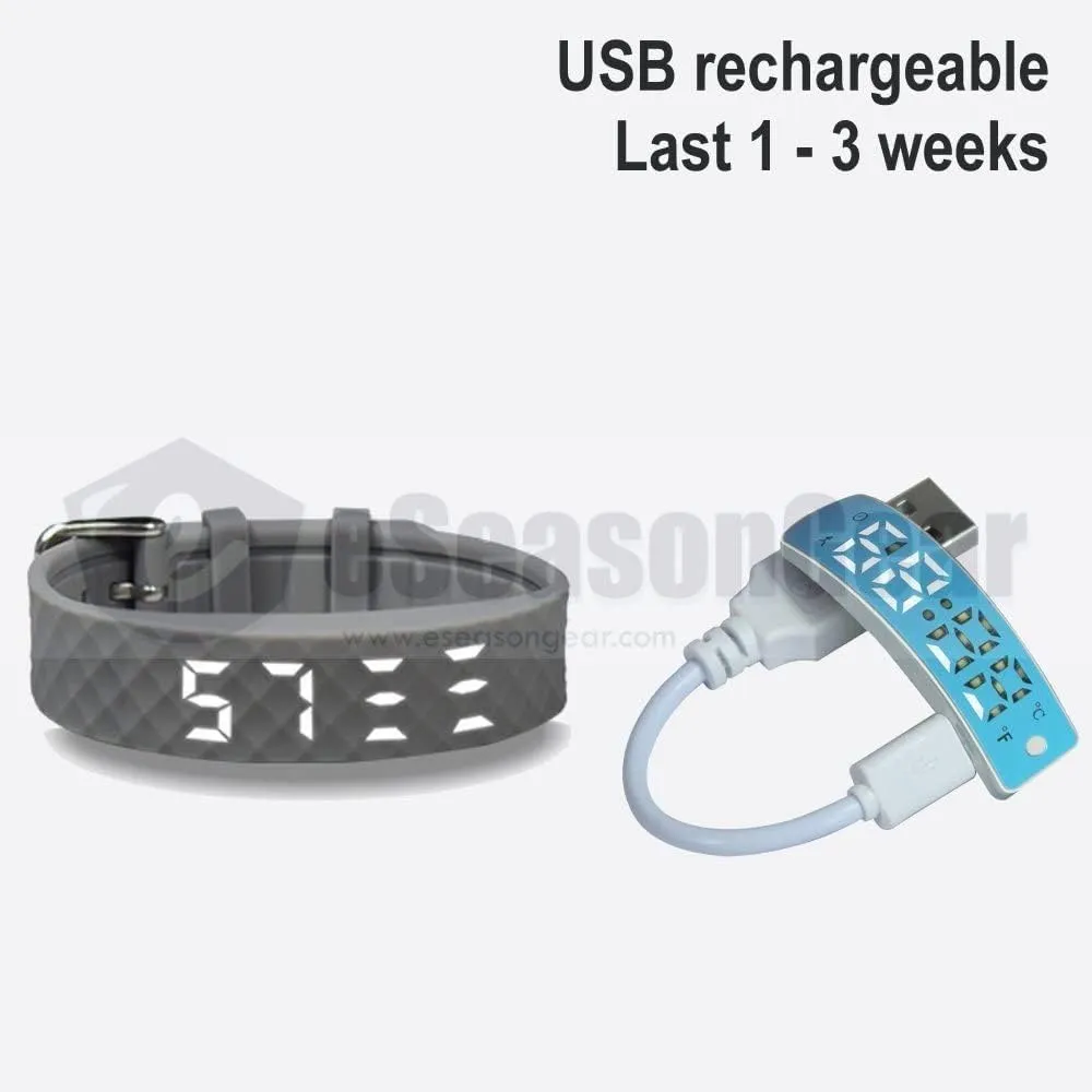Vibrating Watch, Silent Vibration Shake Wake ADHD Medication livelihood panel mania morally Reminder VB80 12 Alarm 