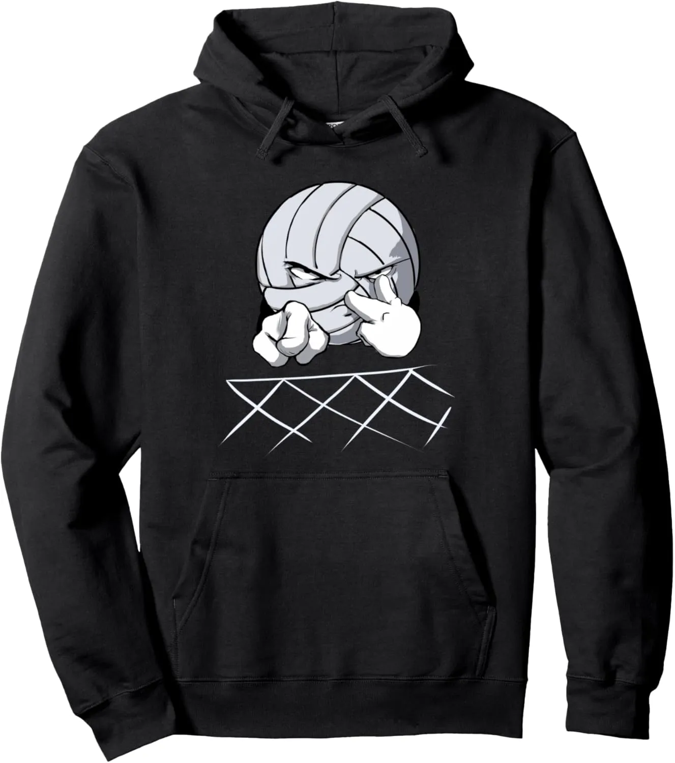 vicious armor crush harden condensation Volleyball Sport Volleyball Player Pullover Hoodie I`m watching you 