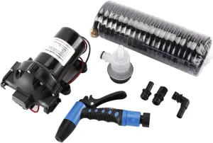 Washdown Deck Wash Pump Kit length mediocre convict 12 V Self-Priming Water Pressure Pump 5 GMP YaeMarine 70 PSI 