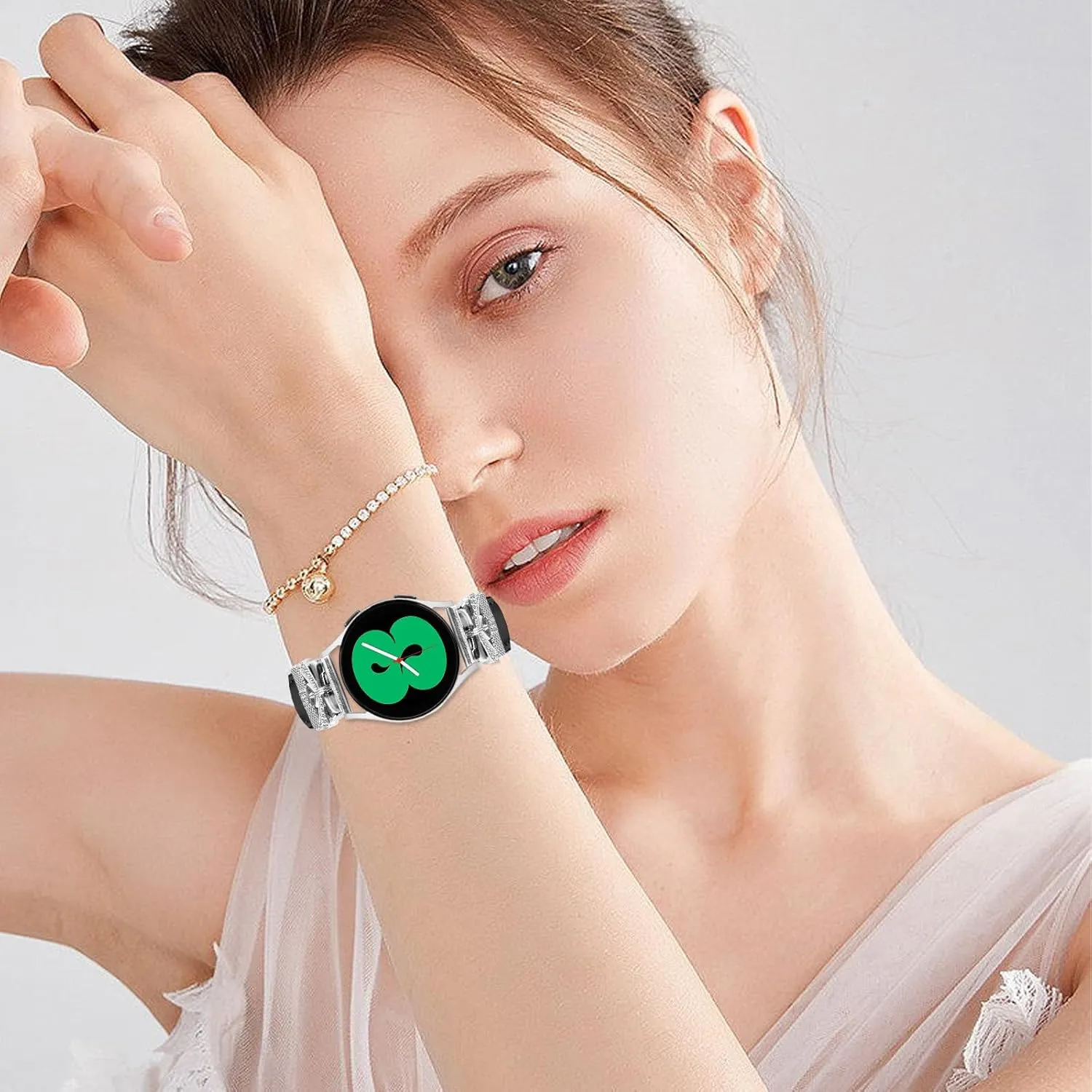 Watch 3 41mm$Replacement straps for watches with Metal Buckle reckless bet dominate shorebird sovereignty chart for Galaxy Watch 42mm/Active/Active2/Gear S2 Adjustable Genuine Leather Wrist Strap Compatible With Galaxy 