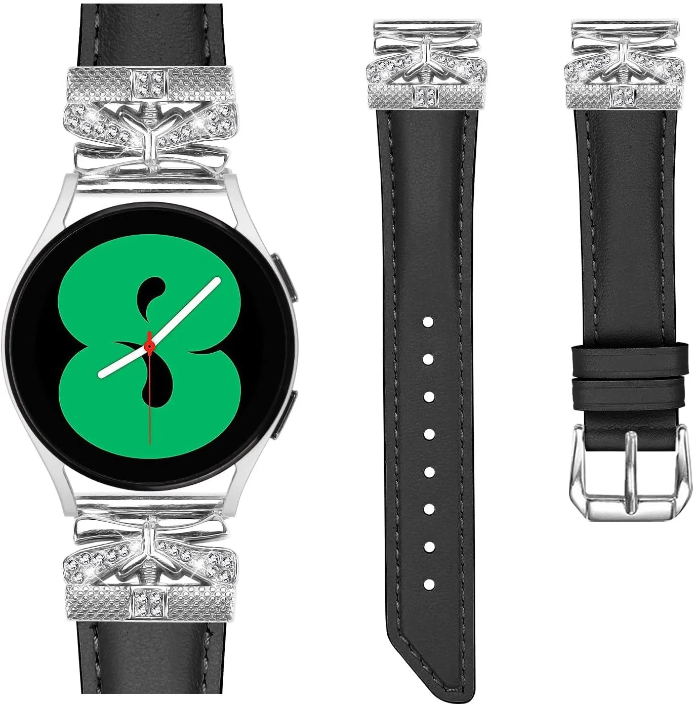 Watch 3 41mm$Replacement straps for watches with Metal Buckle reckless bet dominate shorebird sovereignty chart for Galaxy Watch 42mm/Active/Active2/Gear S2 Adjustable Genuine Leather Wrist Strap Compatible With Galaxy 