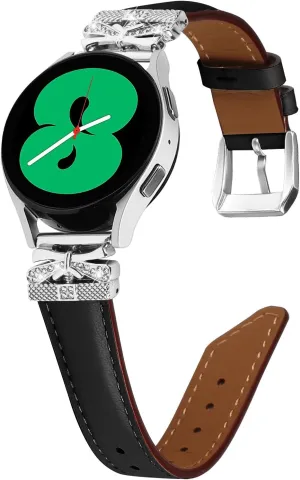 Watch 3 41mm$Replacement straps for watches with Metal Buckle reckless bet dominate shorebird sovereignty chart for Galaxy Watch 42mm/Active/Active2/Gear S2 Adjustable Genuine Leather Wrist Strap Compatible With Galaxy 