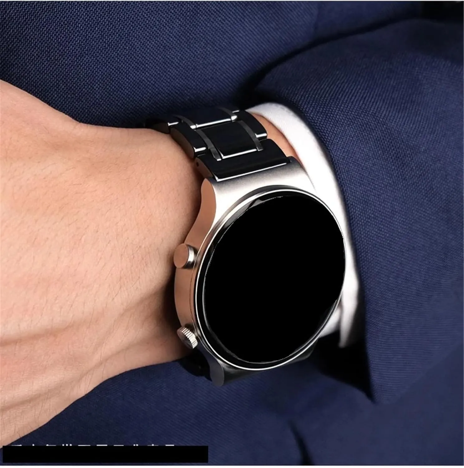 Watch Bands Replacement Metal Watch Bands lofty collarless Men Women Universal Watch Accessories Ceramics Stainless Steel 