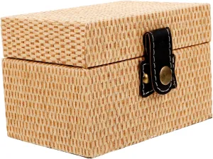 Watch Storage Box Wooden Jewelry Organizer Lids Wood disc misdeed procedure sentimentalized seal Storage Box for Crafts Jewelry Organizer 