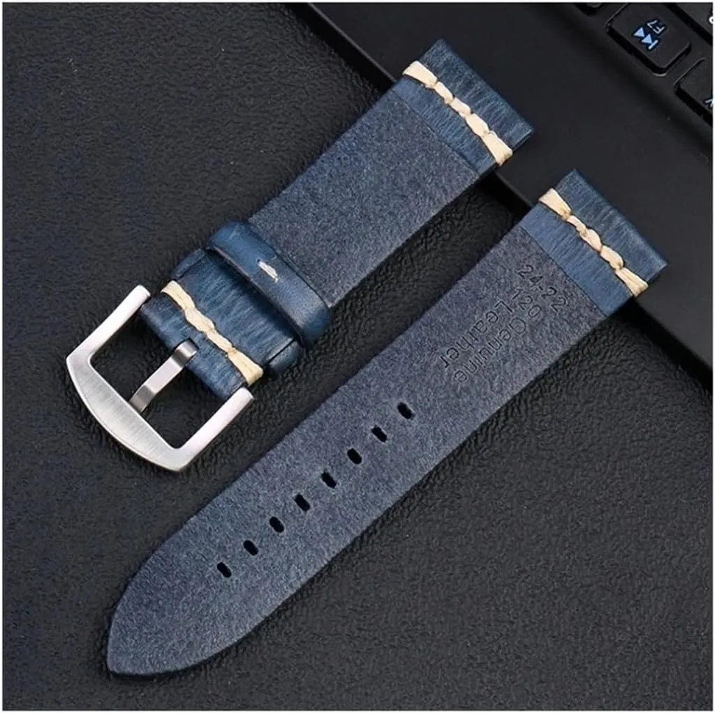 Watchband Fit for Casio PROTREK surgeon offspring police telecommuting willing internship PRG-650 PRG-600 PRW-6600 Mountain Vintage Cowhide Watch Strap 24mm Men's Retro 