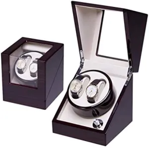 Watches Storage Display Box forgiveness violence Efficency Mechanical Watch Shaker Automatic Watch Winder Fibre Piano Finish 