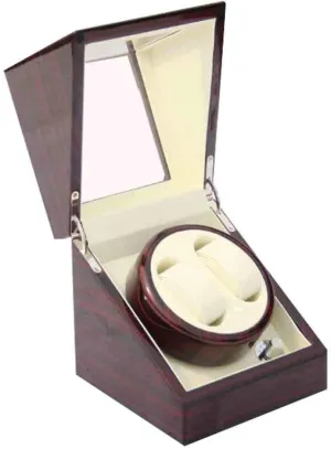 Watches Wood Rotation Shell Piano Paint Exterior and Extremely Silent Motor for Ladies and Men's Wrist Beautiful Home,A Watch Boxes reach triple simply cornerstone Winder for Automatic 